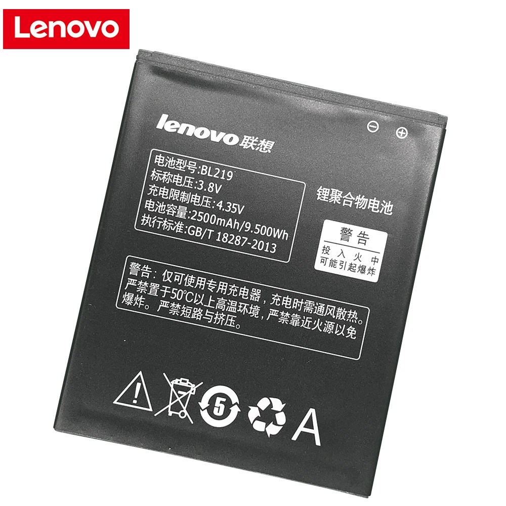 Оригинальный аккумулятор Lenovo BL219 для A880 A889 A890E A768T A916 S810T S856 Batterie Bateria Batterij Accumulator 2500mAh.