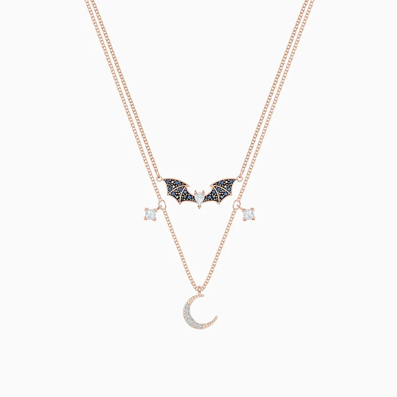 

SWA Original Classic Cute Unicorn Parrot Bat Swallow Animal Charm Bracelet Necklace Earrings Women's Party Fashion Jewelry Set