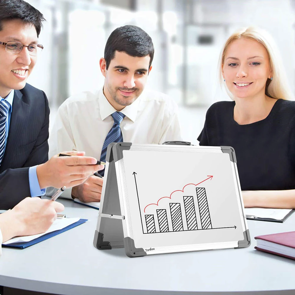 Двухсторонняя Белая Мини доска для рисования сообщений Офисная школьная