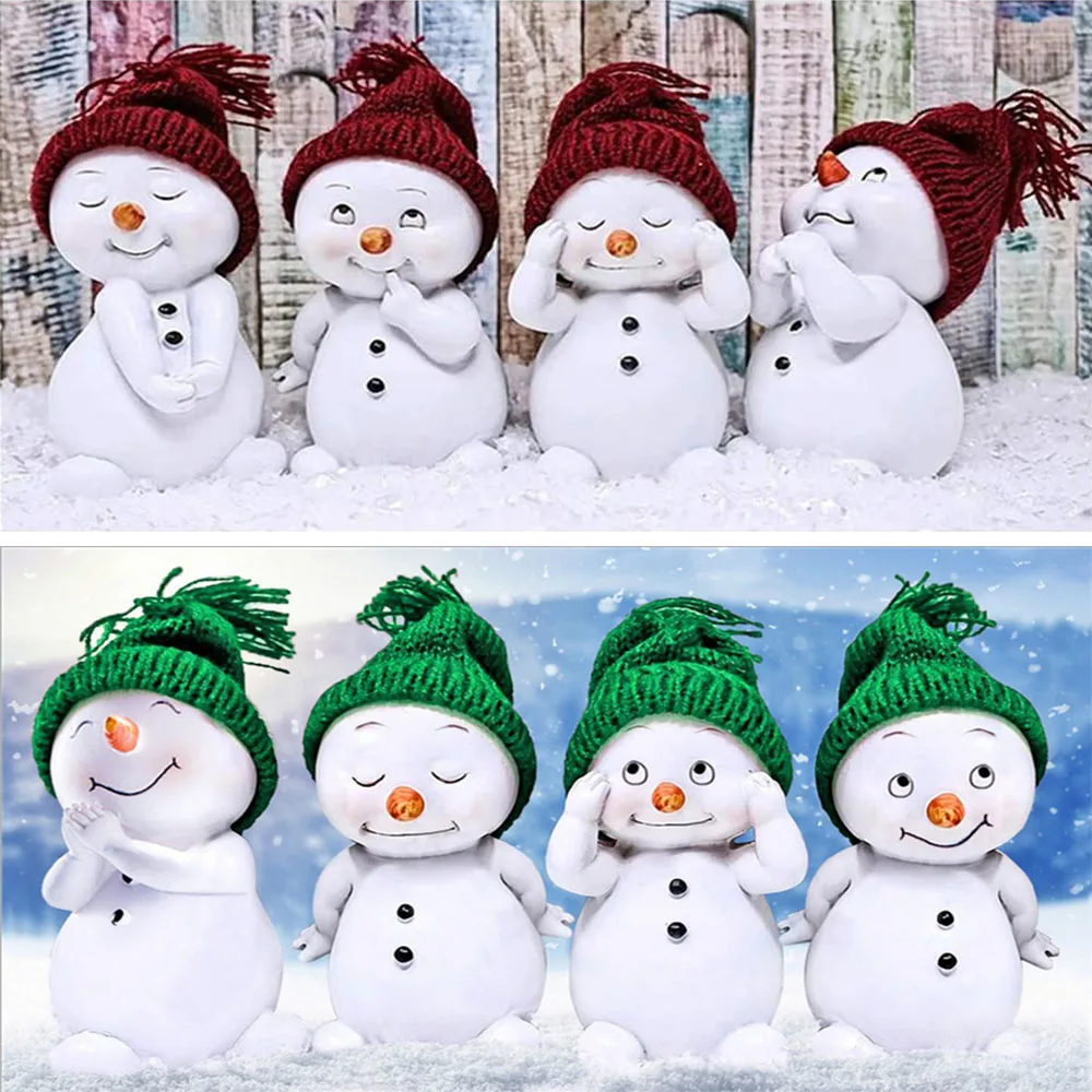 Набор для алмазной живописи Снеговик | Дом и сад