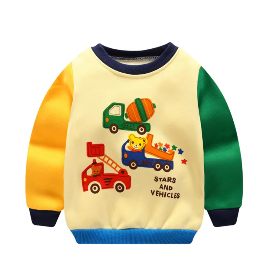 Осенняя Вельветовая Толстовка с длинным рукавом для мальчиков темно синяя