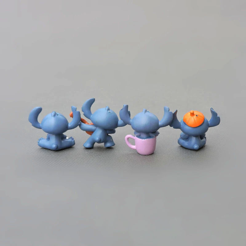 Мини куклы Стич из мультфильма Лило и 4 стиля экшн фигурки декоративные игрушки