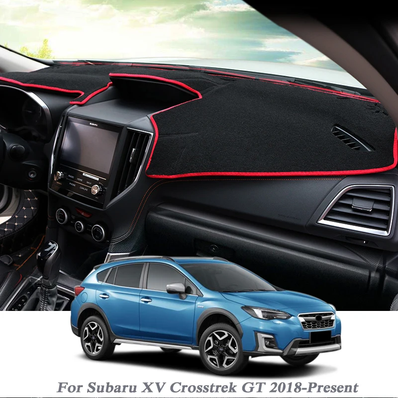 

Car Styling Dashboard Protective Mat Shade Cushion Pad Rose Carpet For Subaru XV Crosstrek GT 2018-Present LHD&RHD AutoAccessory