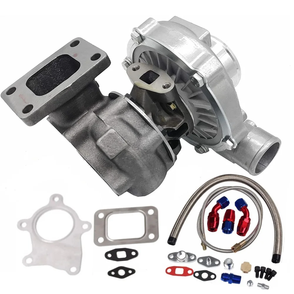 

Hybrid T3/T4 T04E .57 A/R TURBO STAGEIII OIL FEED RETURN LINE FOR FOCUS ESCORT MX-6
