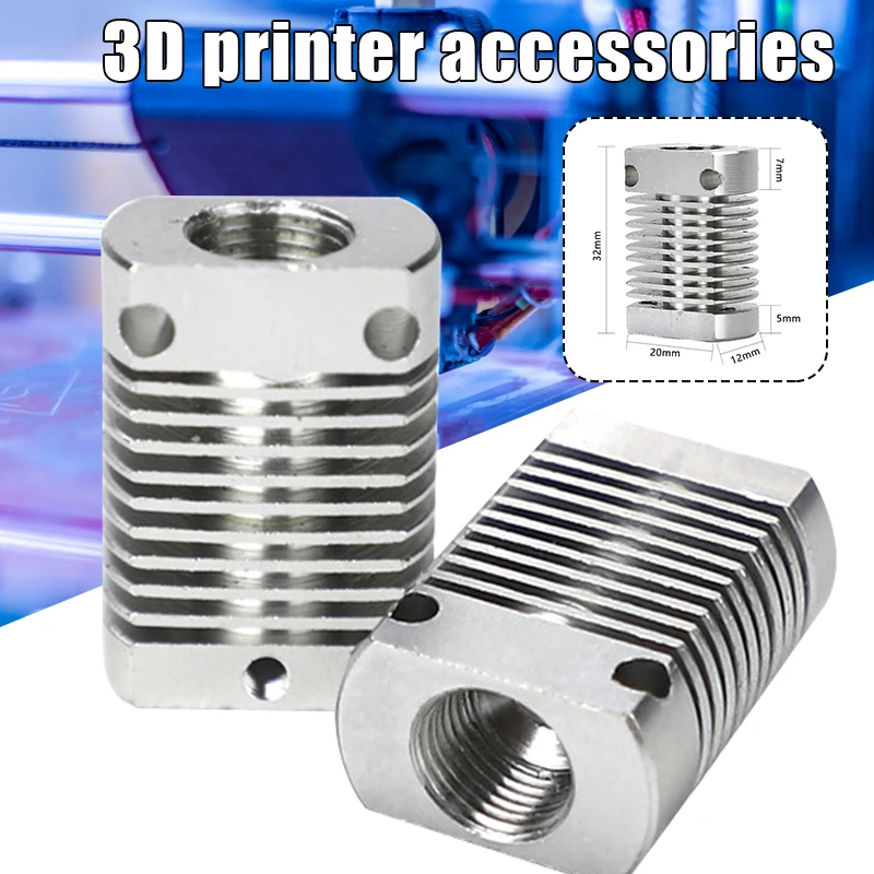 Алюминий радиатора длиной 22 мм охлаждающий вентилятор блоки MK10 экструдер для 3D