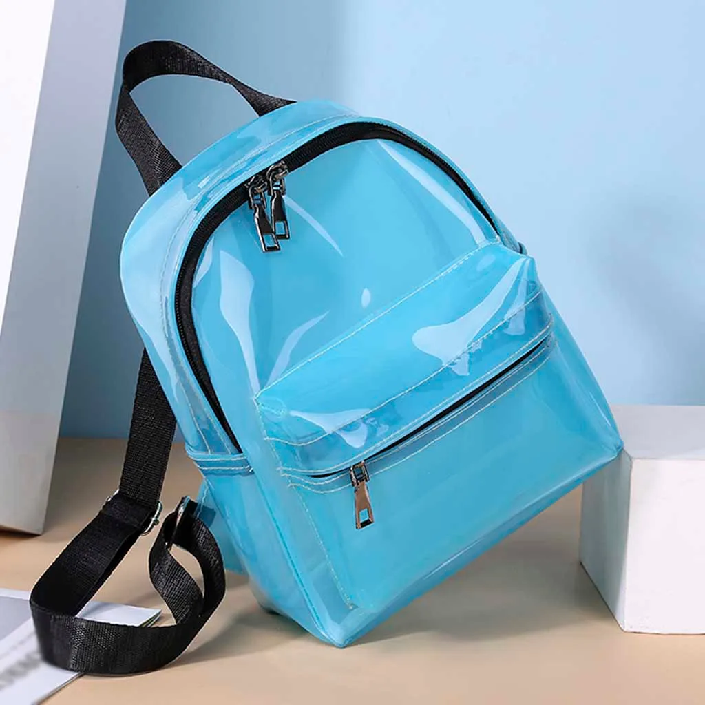 Прозрачный женский Рюкзак водонепроницаемый для студентов колледжа девочек