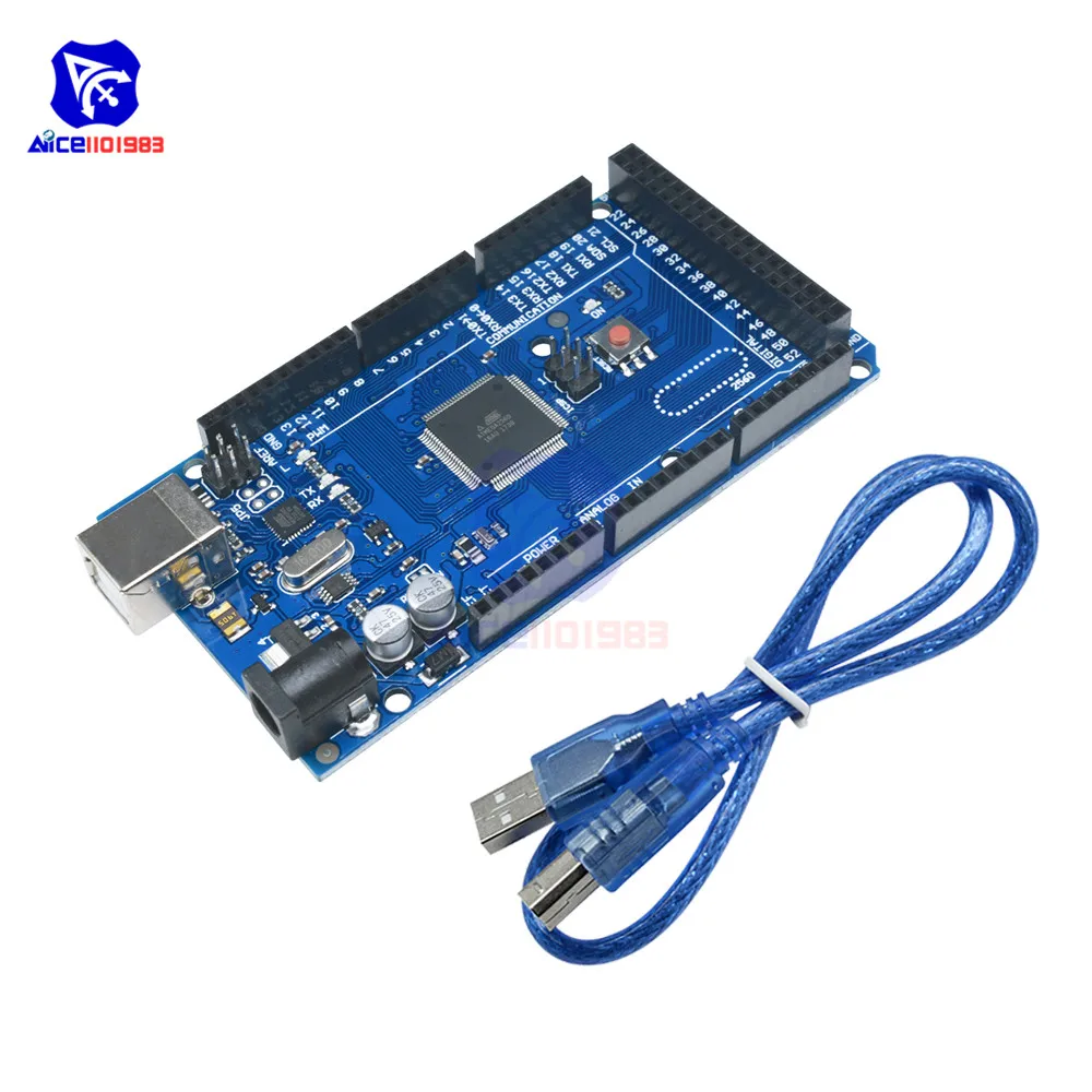 diymore MEGA2560 R3 Expansion Board for Arduinio with USB Cable | Электронные компоненты и принадлежности