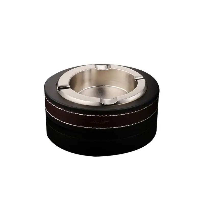 Натуральная кожа пепельница для сигарет Модный чехол пепельницы креативный