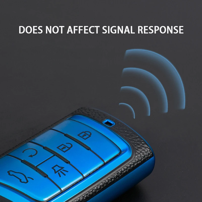 Чехол для автомобильного ключа ТПУ кожаный чехол с 5 кнопками дистанционного GAC