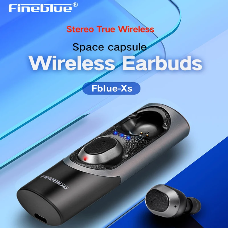 Fineblue Fblue XS TWS Беспроводные Bluetooth 5 0 наушники HD звук мини Игровые IPX5 защита от пота
