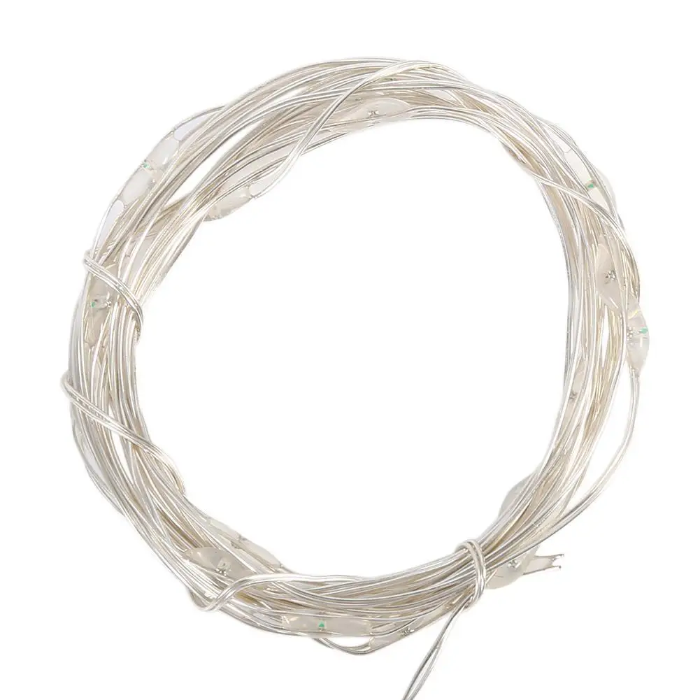 Светодиодная гирлянда с медной проволокой 10 м 100 светодиодов сказочные