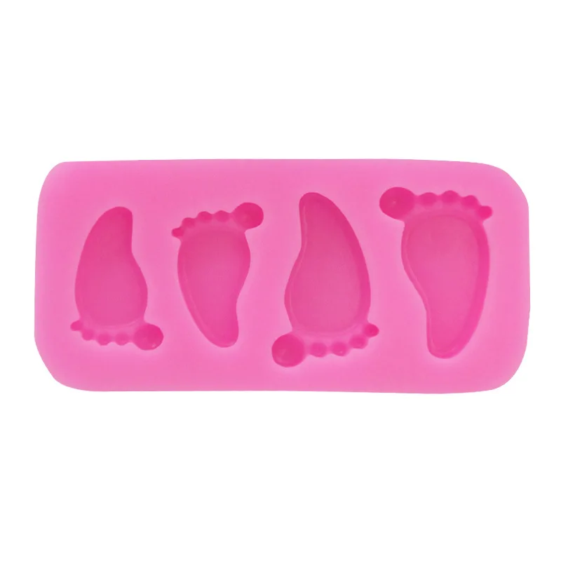 

1PCS Cake Mold Baby Foot Silicone Mold Chocolate Fondant Cake Decorating Baking Tool Bakeware Pudding Baking Paste Mold
