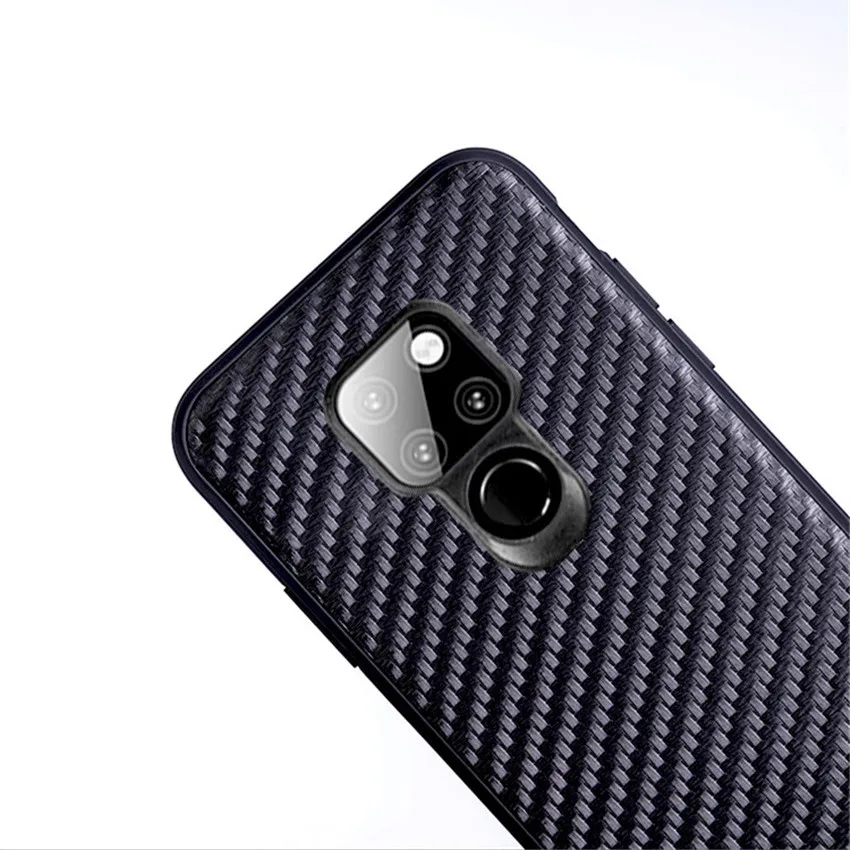 Luxury Carbon Fiber Case For Huawei Mate 20 Shockproof Silicone 20X Pro Cover Full Protection Bumper | Мобильные телефоны и