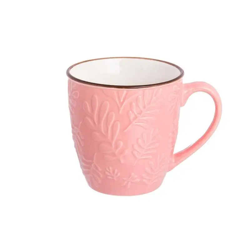 Кружка Elan gallery Листья большие 225 мл коралловый|Кружки| |