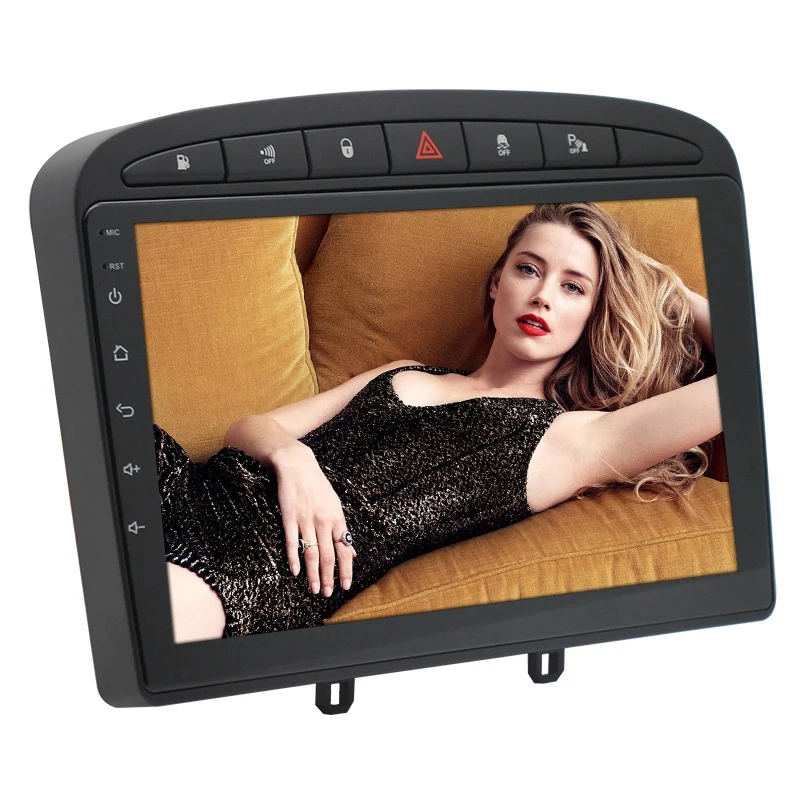 Android 9 1 автомобильный DVD плеер радио GPS Navi Stereo BT для PEUGEOT 308 408 2010 2016|Автомагнитолы| |