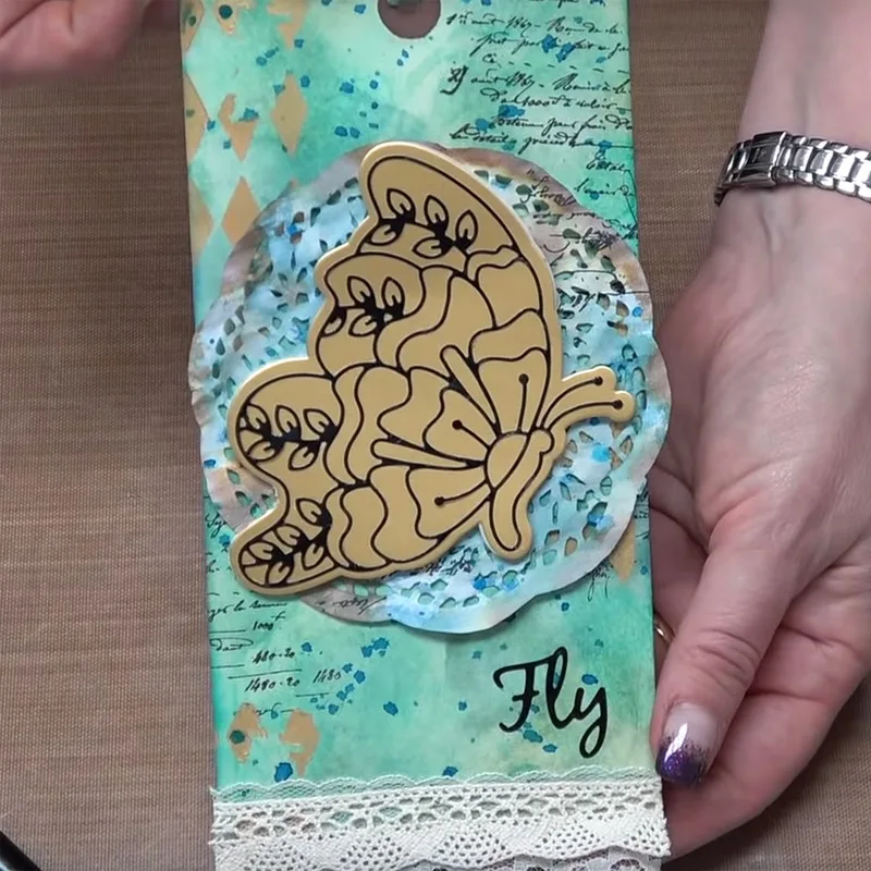 Летающая бабочка металлические режущие штампы с очаровательной бабочкой для