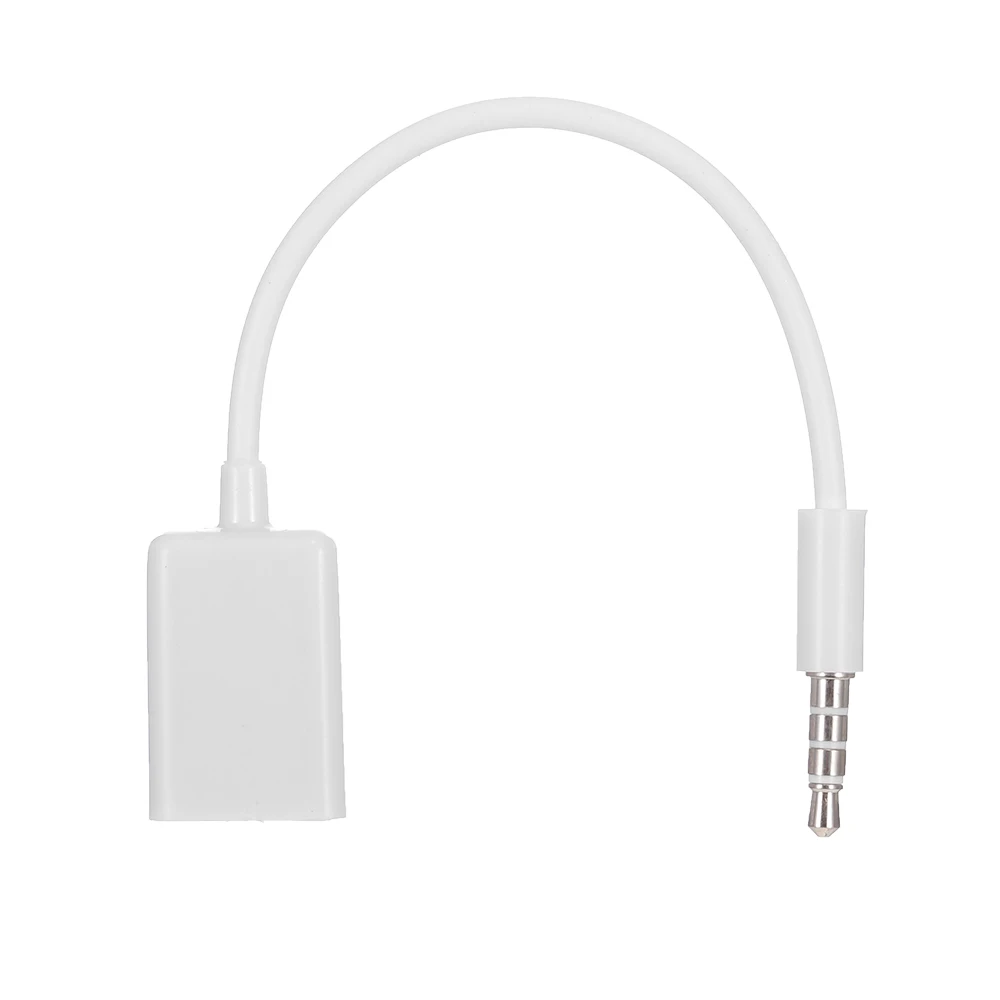 USB Aux аудио кабель адаптер 3 5 мм штекер для 2 0 Женский автомобильный конвертер шнур