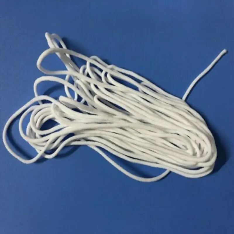100 м 3 мм круглая эластичная тонкая лента шнур Ремесленная нить растягивающаяся