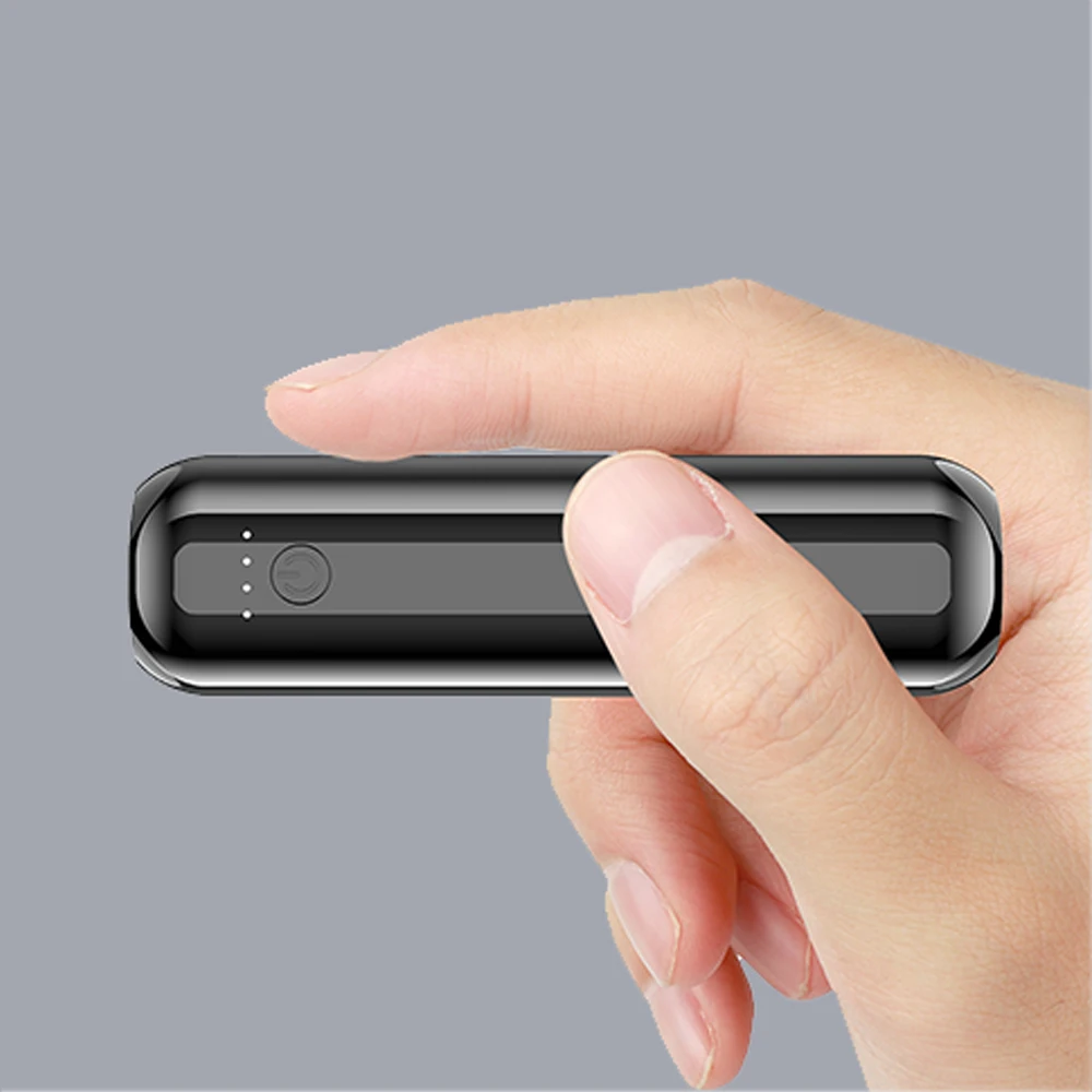 OCKERED USB мини Мощность банка 5000 мА/ч Портативный номер телефона внешний Батарея с