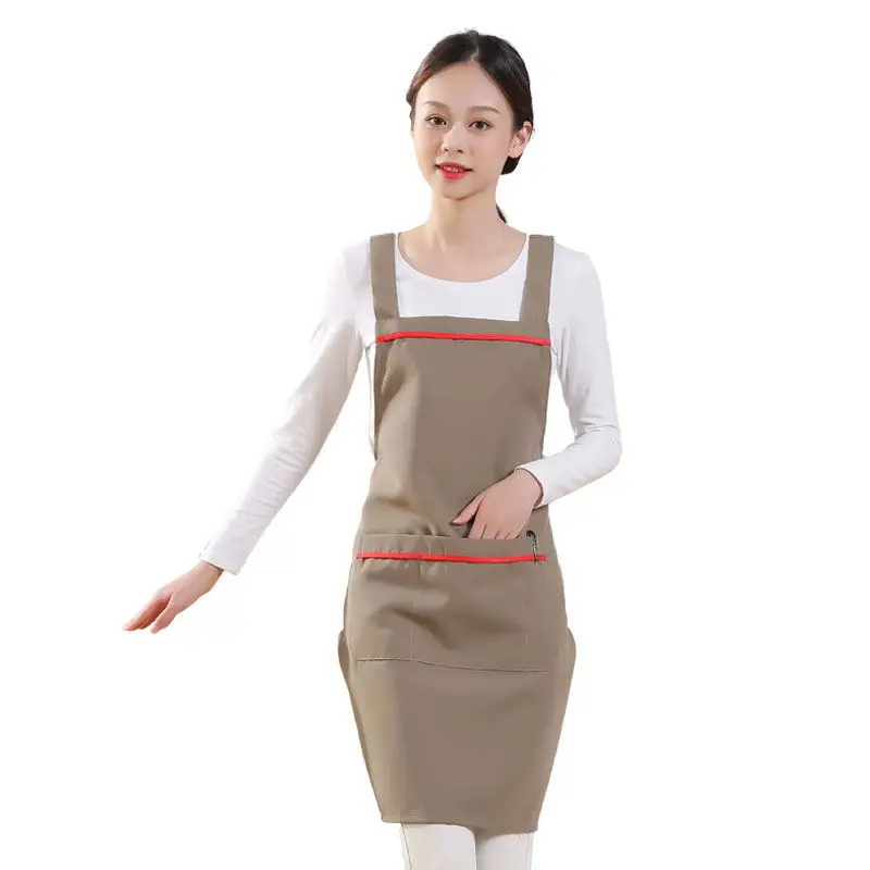

2021 new high quality family kitchen oil proof and antifouling work clothes Kitchen Apron