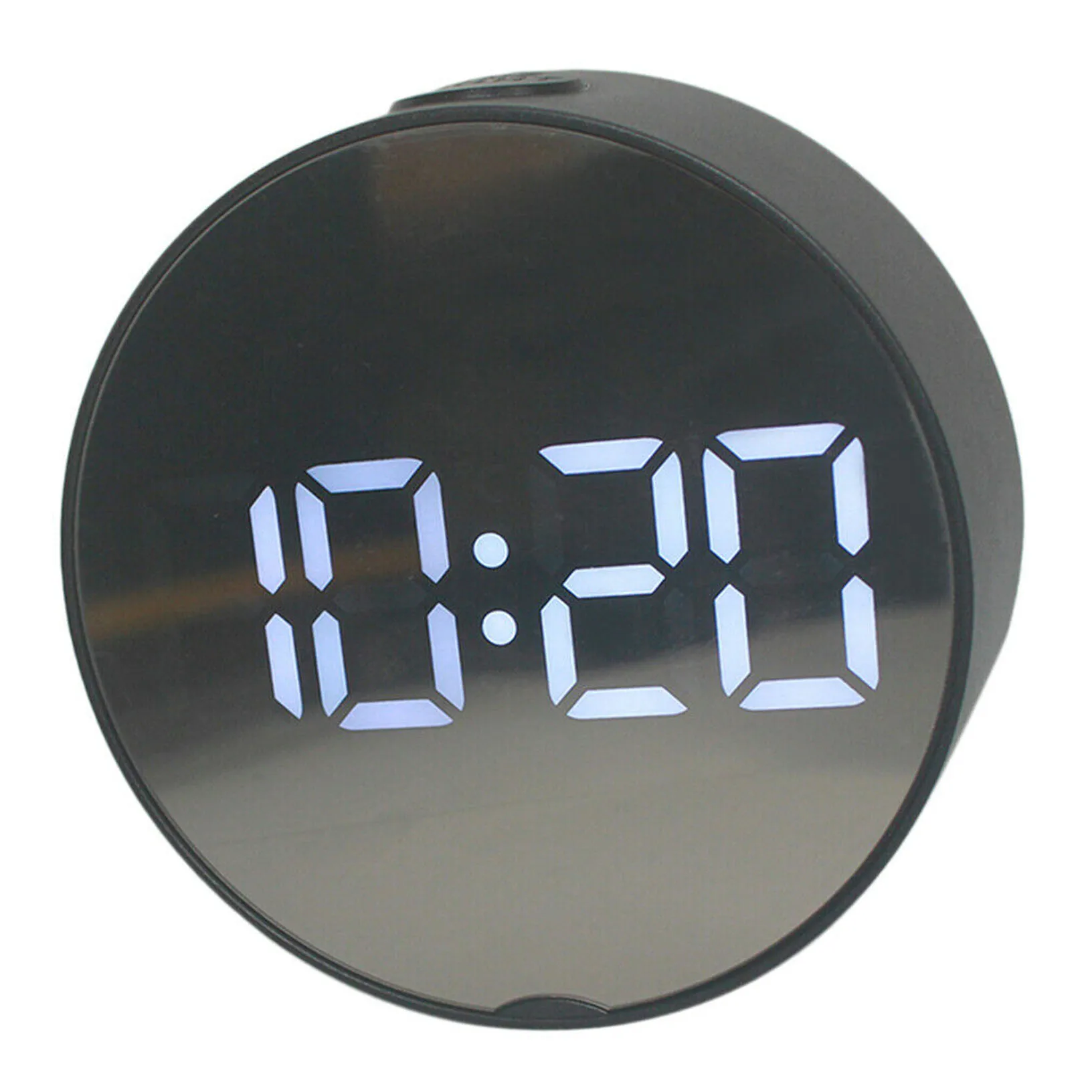 Светодиодный цифровой будильник с питанием от батареи маленький размер для