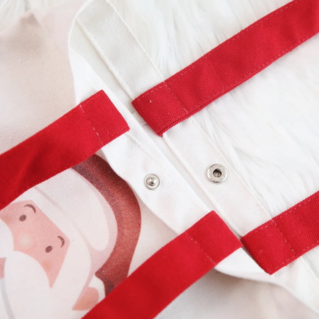 2019 Рождественская женская сумка новая модная холщовая Подарочная с мультяшным