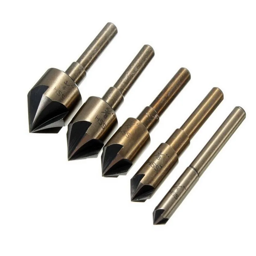 Бесплатная доставка 5 шт. изготовлено из быстрорежущей стали 82 градуса 1/4-3/4 дюйма