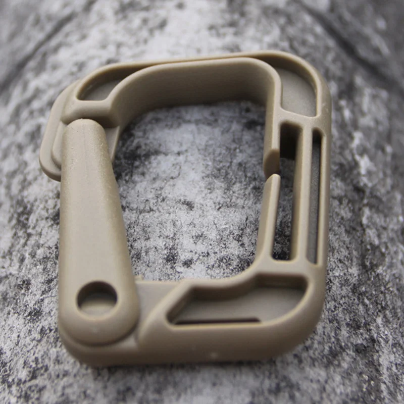 1 шт. многоцелевой крючок тактический Пластиковый Карабин с d образным