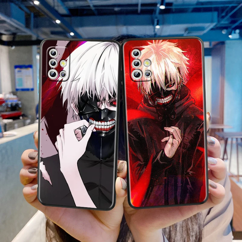 

Anime Tokyo Ghoul For Samsung Galaxy A41 A31 A21S A21 A11 A03 A01 Core A91 A81 A71 A51 5G UW Black TPU Phone Case Capa