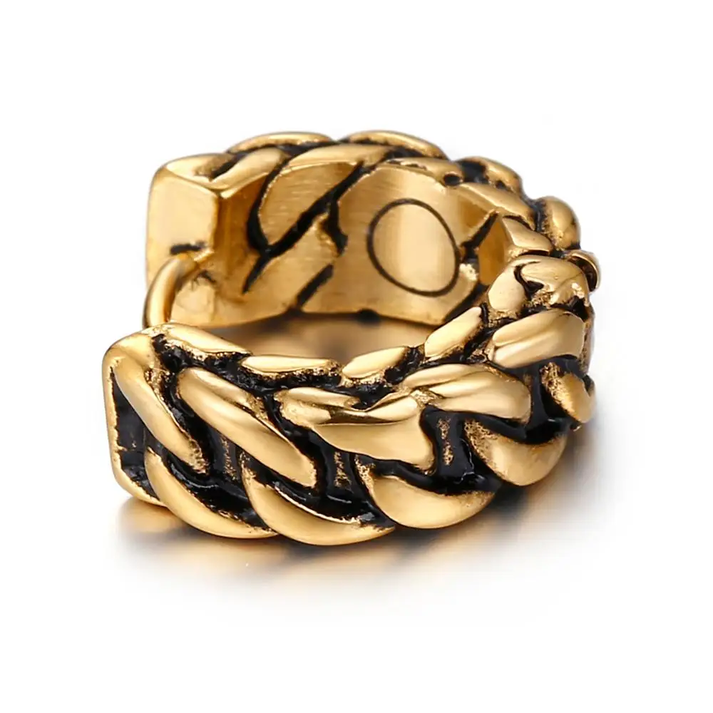 Не вызывает аллергии в стиле ретро из нержавеющей стали на цепочке серьги