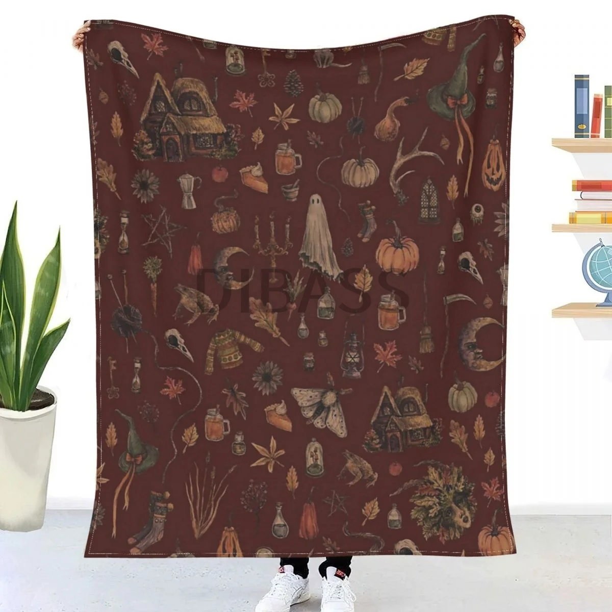 

Cozy Crone Comforter 3D Printed Flannel Throw Blanket