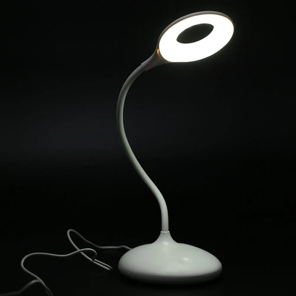 LED Touch On/off Switch Desk Lamp Children Eye Protection Student Study Reading Dimmer Rechargeable Led Table Lamps | Освещение