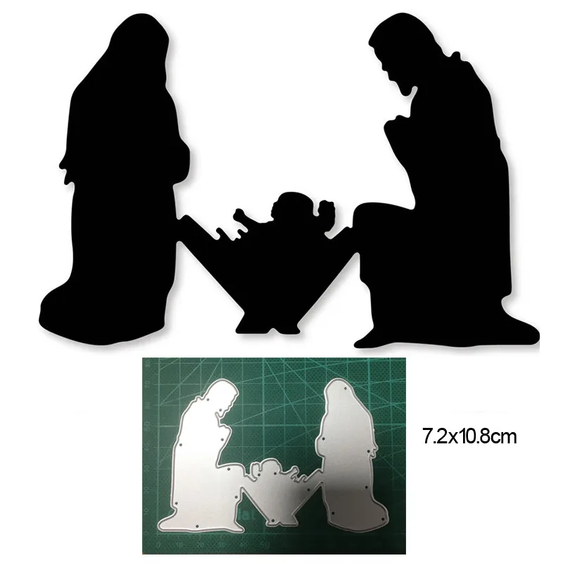 metal cutting dies cut die mold Nativity Scene decoration Scrapbook paper craft knife mould blade punch stencils | Дом и сад