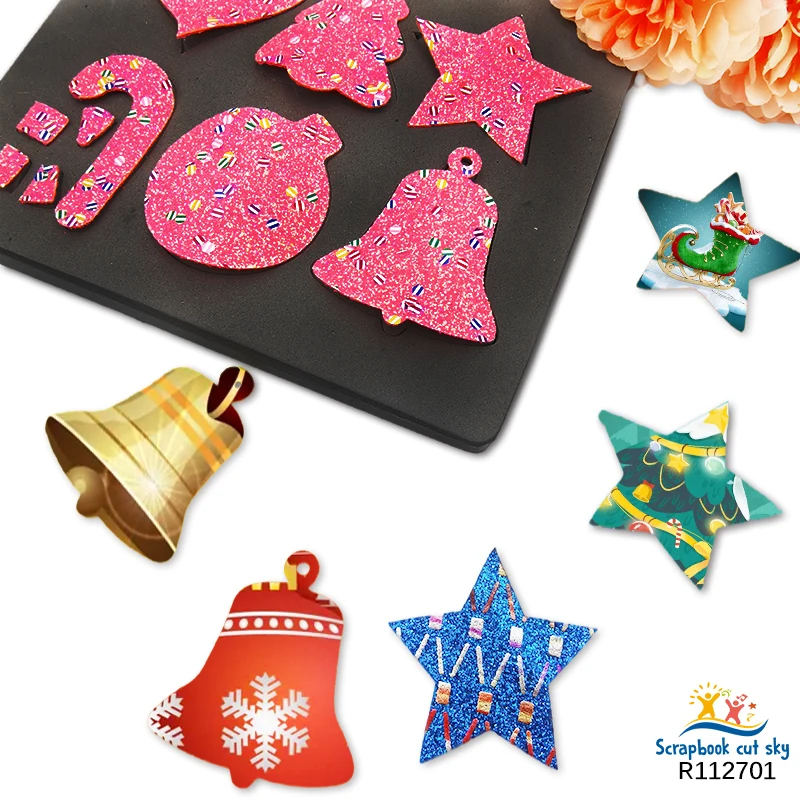 

Christmas Decorations Cutting Dies R112701 Muyu Wooden Mold Scrapbook Suitable For Market General Machines