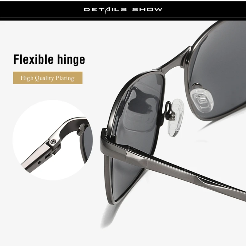 AORON поляризационные 2019 набор солнцезащитных очков для мужчин UV400 новинка