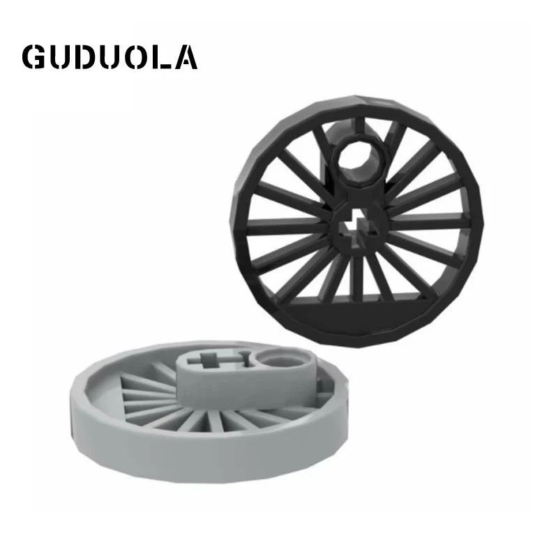 Большой шлейф Guduola 85558, диаметр 30, с отверстием и отверстием без фланца, строительные блоки MOC, детали «сделай сам», обучающая игрушка 8 шт./лот