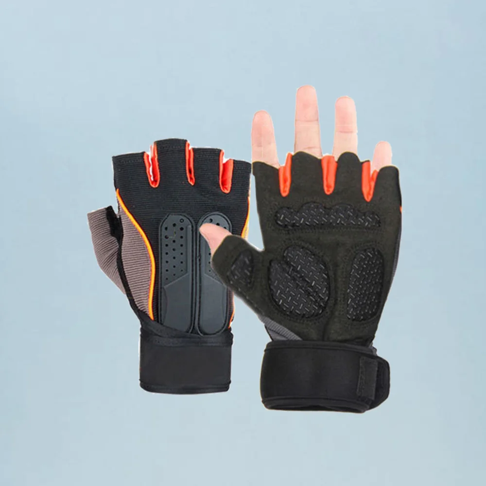 

1 Pair of Outdoor Strength Training Half Finger Wrist Bracers Palm Protective Sports Equipment Hands Protection fo