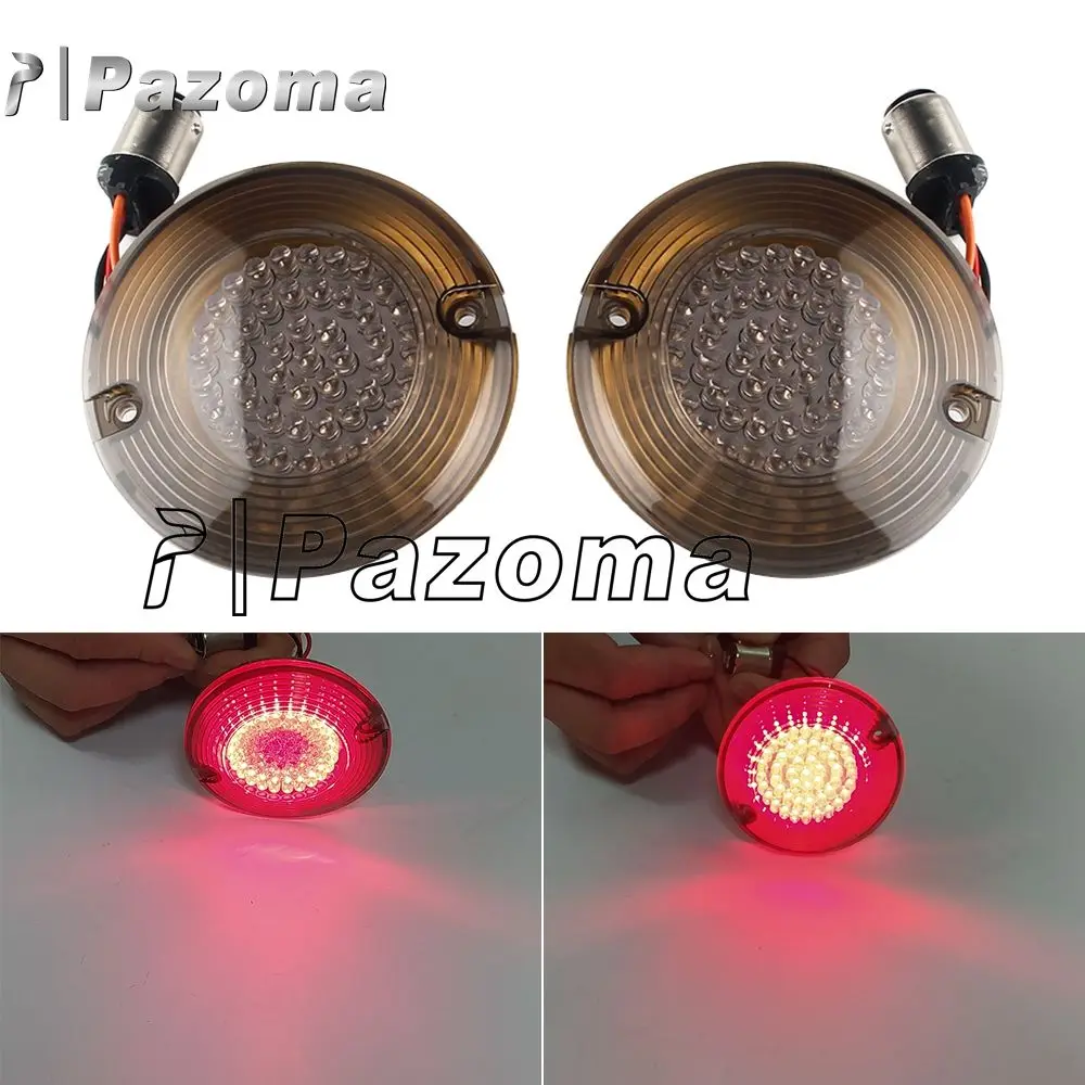

Motorcycle Turn Signal Led Bulb Light For harley motorcycle with 3 1/4" flat style turn signals and 1157 socket;
