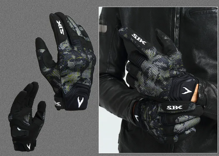 Перчатки для мотокросса мужские и женские дышащие мотоциклетные перчатки с