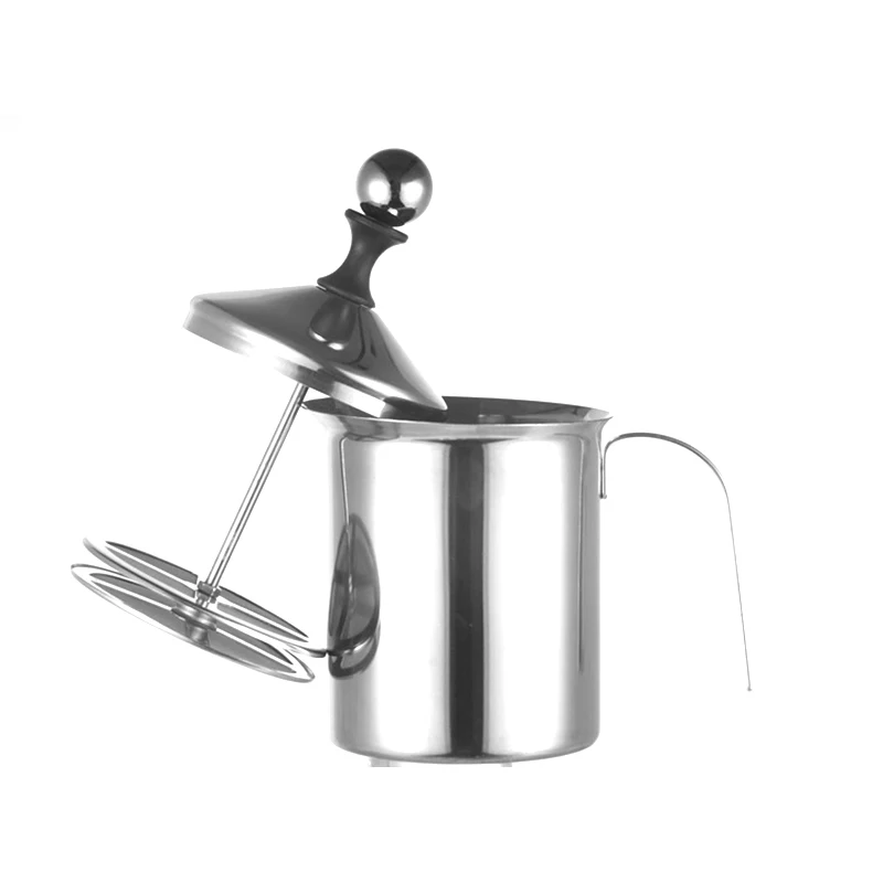Ручной вспениватель для молока из нержавеющей стали ручной пенообразователь