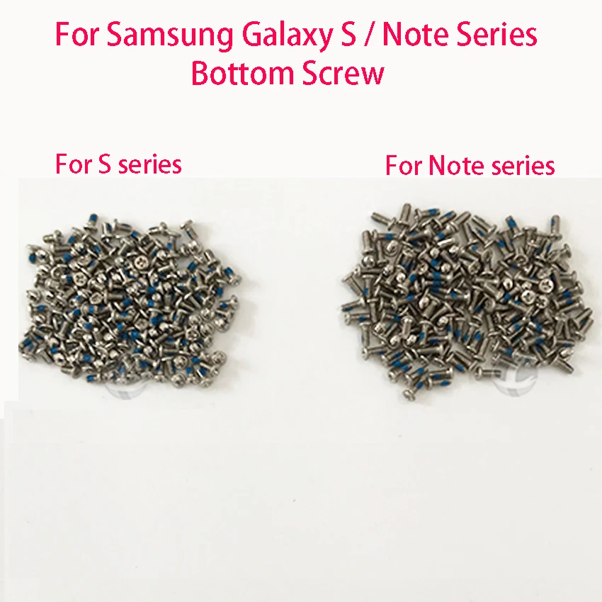 

100 шт./лот нижний винт для Samsung Galaxy S Series S3 S4 S5 S6 S7 S8 Mini Note Series 1 2 3 4 5 6 7 8 с противоскользящей краской