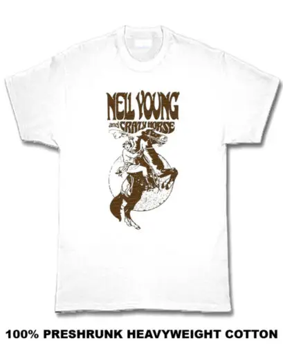 

Neil Young Crazy Horse rock T Shirt Print T Shirt Summer Style Hot