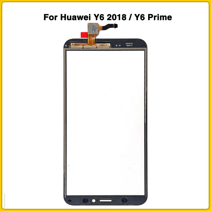 Y6 сенсорный экран для huawei Y6 /Y6 Prime сенсорный экран панель дигитайзер сенсор ЖК-дисплей Переднее внешнее стекло