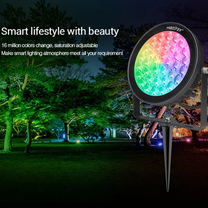 Светодиодная лампа для сада FUTC05L 25 Вт RGB + CCT (LoRa 433 МГц) IP66 100 ~ 240 В|Ландшафтное