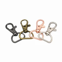 20mm swivel clasp d ring lobster clasp claw push gate trigger clasps swivel snap hooks for keychain backpack handbag 10pcs
