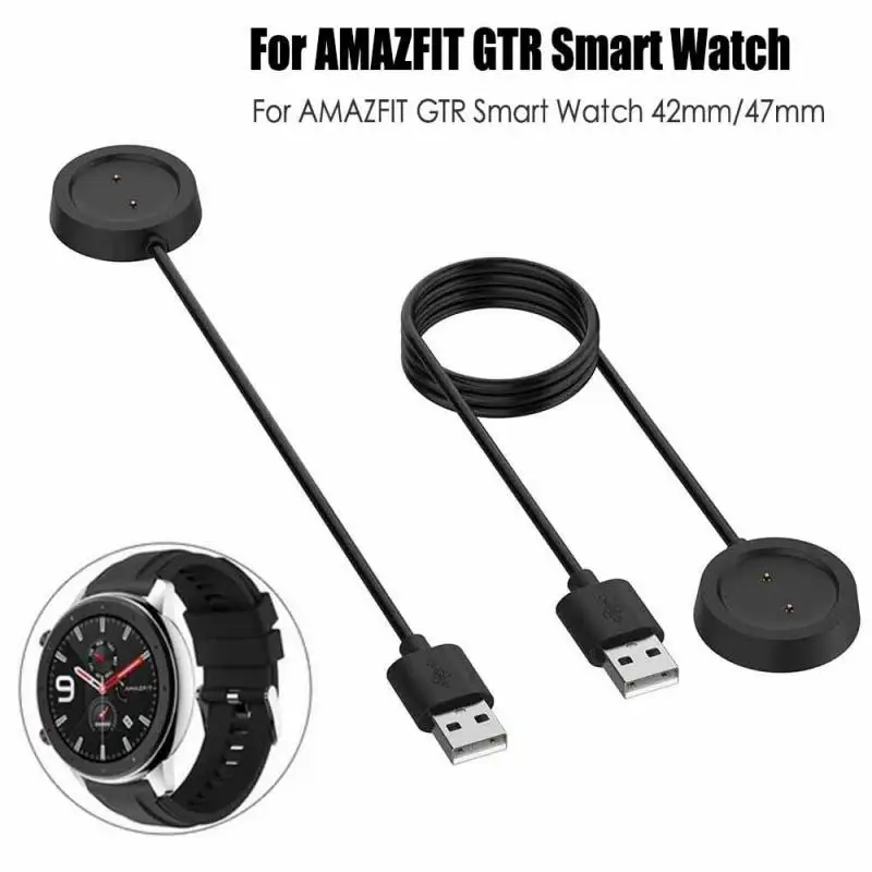1PC Smart Watch Charger USB Magnetic Charging Dock Cable Replacement Charging Accessories For Xiaomi Huami Amazfit GTR Bracelet