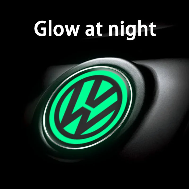 

VW- car one-button start car diamond-studded one-button decoration car key one-button start keyhole car interior accessories