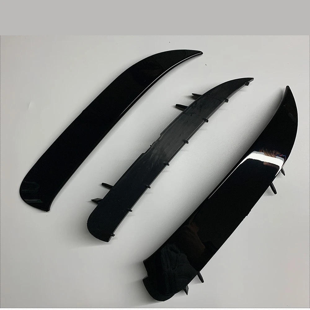 

W117 Black Rear Side Bumper Spoiler Aero Kit Blade for Mercedes Benz New CLA Class W117 CLA200 CLA250 CLA220 Car Accessories
