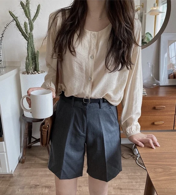 

S-XL, новинка, большие размеры, женские блузки, весенние топы, femme, повседневная женская рубашка с длинным рукавом, хлопковая блузка для девоче...