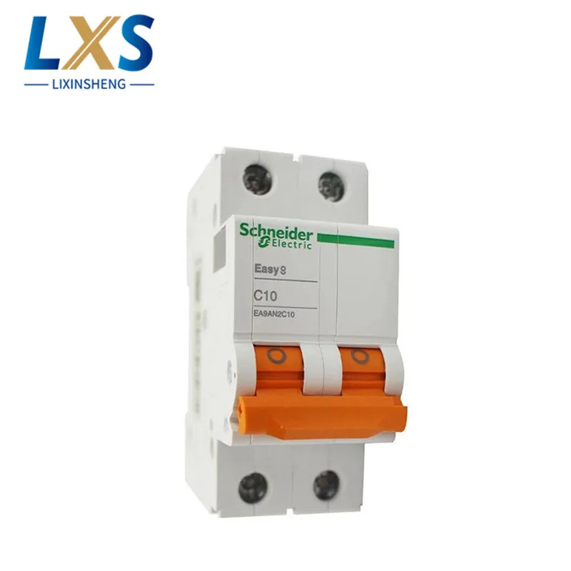 Автоматический выключатель Schneider EA9 миниатюрный номер полюсов автоматический выключатель серия EA9AN2C 2P C6A-C63A воздушный выключатель